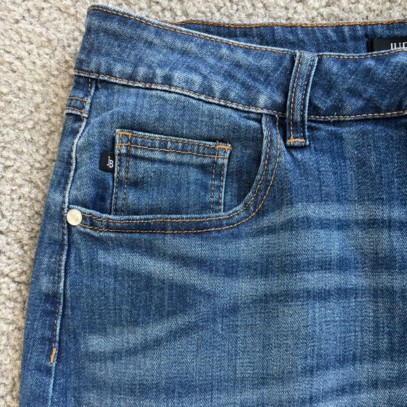 EUC Judy Blue Denim Knee Length Pencil Skirt | Size Large - Picture 2 of 10